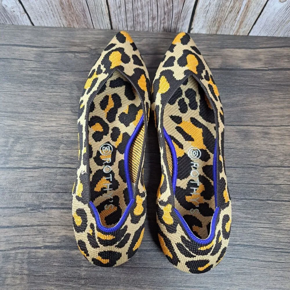 Rothy's The Point Big Cat Ballet Flats Women's Sz 10.5 (VGC) - Picture 5 of 10